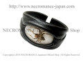 【ネクロマンス NECROMANCE】 リアルスパイダー レザーバングル  Real Spider Leather Bangle 蜘蛛 革