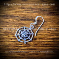 【ネクロマンス NECROMANCE】 シルバースパイダーウェブピアス Silver Spidr Web Pierce 蜘蛛の巣