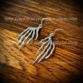 シルバーNEWボーンハンドピアス Silver New Bone Hand Pierce 骸骨 手　【NECROMANCE ネクロマンス】