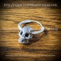 【品薄】【ネクロマンス NECROMANCE】 スカルピアス ＜チャンキースカル//サイドホール＞ Skull Pierce ＜Chunky Skull / Side Hole＞ 骸骨 頭蓋骨