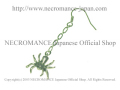 【ネクロマンス NECROMANCE】 シルバードロップスパイダーピアス Silver Drop Spider Pierce 蜘蛛