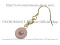 【ネクロマンス NECROMANCE】 クリスタルゴールド アルビノ義眼ピアス Crystal Gold Albino Eye Pierce 目玉