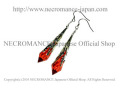 【ネクロマンス NECROMANCE】 シルバードロップヴァンパイアティアーピアス Silver Drop Vampire Tear Pierce 吸血鬼 涙