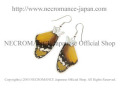 【ネクロマンス NECROMANCE】リアルバタフライウィングピアス Real Butterfly Wing Pierce ＜カバマダラ 前翅＞ 蝶々 羽