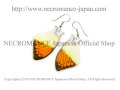 【ネクロマンス NECROMANCE】リアルバタフライウィングピアス Real Butterfly Wing Pierce ＜ツバベニチョウ 前翅＞ 蝶々 羽
