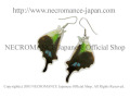 【ネクロマンス NECROMANCE】リアルバタフライウィングピアス Real Butterfly Wing Pierce ＜ミイロタイマイ 後翅＞ 蝶々 羽