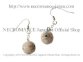 【ネクロマンス NECROMANCE】 ドロップセラミックアイボールピアス Drop Ceramic Eye Boll Pierce 眼球 目玉 義眼