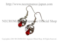 【ネクロマンス NECROMANCE】 ドロップシンボリックスパイダーピアス Drop Symbolic Spider Pierce 蜘蛛
