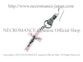 【ネクロマンス NECROMANCE】 シルバーハンドホールディングピアス ＜タイニーピンクロザリオ＞ Silver Hand Holding Pierce 十字架 クロス 桃色