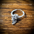 【ネクロマンス NECROMANCE】 シルバースカルピアス ＜スクリーミングスカル＞ Silver Skull Pierce ＜Screaming Skull＞ 叫び 悲鳴 骸骨