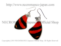 【ネクロマンス NECROMANCE】リアルバタフライウィングピアス Real Butterfly Wing Pierce ＜ベニオビウズマキタテハ 前翅＞ 蝶々 羽