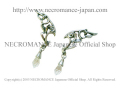 【ネクロマンス NECROMANCE】 ウィングドロップティアーピアス Wing Drop Tear Pierce 天使 涙
