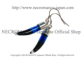 【ネクロマンス NECROMANCE】 ヴァンパイアブルーブラッドファングピアス Vampire Blue Blood Fang Pierce ＜シルバー/Silver＞ 血 牙 吸血鬼 青い血