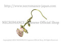 【ネクロマンス NECROMANCE】 エナメル ローズピアス Enamel Rose Pierce ＜ピンク/Pink/桃色＞ 桃色薔薇