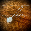 【ネクロマンス NECROMANCE】 ローズ パール アメリカン ピアス ＜ホワイト/White/白色＞ Rose Pearl American Pierce 真珠 淡水パール 薔薇