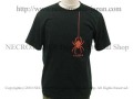 【ネクロマンス NECROMANCE】 ドロップスパイダー Ｔシャツ Drop Spider T-Shirt 蜘蛛