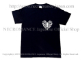 【ネクロマンス NECROMANCE】 ハートリブスケルトン Ｔシャツ Heart Rib Skeleton T-Shirt ＜タイニー/Tiny＞ 骸骨 肋骨