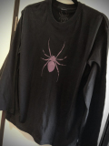 【チャリティー企画商品】【ネクロマンス NECROMANCE】 スパイダー ロングＴシャツ＜パープル/Purple/紫＞ Spider Long T-Shirt 蜘蛛 ロンT