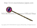 【ネクロマンス NECROMANCE】 義眼ヘアピン Glass Eye Hair Pins ＜ピンク ブルー/Pink Blue//桃色青＞ 目玉 悪魔 ドラゴン Dragon 龍