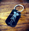 【ネクロマンス NECROMANCE】 ドッグタグキーリング<Necromanceロゴ> Necromance Logo Dog Tag keyring 骸骨