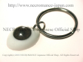 【ネクロマンス NECROMANCE】 義眼キーリング Eye Keyring ＜ヘーゼル/Hazel/茶色＞ 目玉