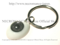 【ネクロマンス NECROMANCE】 義眼キーリング Eye Keyring ＜グレー/Gray/灰色＞ 目玉