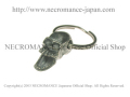 【ネクロマンス NECROMANCE】【限定】スクリーミングスカルキーリング Screaming Skull Keyring 叫び 骸骨 頭蓋骨