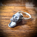 【ネクロマンス NECROMANCE】【限定】スクリーミングスカルキーリング Screaming Skull Keyring 叫び 骸骨 頭蓋骨