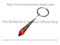 【ネクロマンス NECROMANCE】 ブラスドロップヴァンパイアティアーキーリング Brass Drop Vampire Tear Keyring 吸血鬼 涙