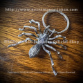 【ネクロマンス NECROMANCE】 リアルラージスパイダーキーリング Real Large Spider Keyring 蜘蛛　蜘蛛の巣