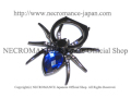 【ネクロマンス NECROMANCE】 スパイダー スマホリング ＜ブルー/Blue/青＞ Spider Phone Ring 蜘蛛