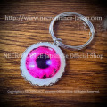 【数量限定】【ネクロマンス NECROMANCE】 義眼キーリング Eye Keyring ＜レッド/Red/赤＞ 目玉
