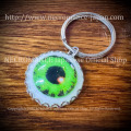 【数量限定】【ネクロマンス NECROMANCE】 義眼キーリング Eye Keyring ＜グリーン/Green/緑＞ 目玉