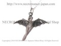 【ネクロマンス NECROMANCE】 シルバーバットフェアリーネックレス Silver Bat Fairy Necklace 蝙蝠 コウモリ 妖精
