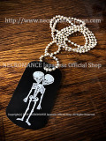 【ネクロマンス NECROMANCE】 ドッグタグネックレス<Necromanceロゴ> Necromance Logo Dog Tag Necklace 骸骨
