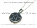 【ネクロマンス NECROMANCE】 シルバーエナメルペンタグラムネックレス Silver Enamel Pentagram Necklace 五芒星