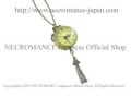 【ネクロマンス NECROMANCE】 グラスオーブポケットウォッチネックレス Glass Watch Necklace 時計 スケルトン
