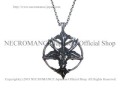【ネクロマンス NECROMANCE】 ゴートリバースペンタグラムネックレス Goat Reverse Pentagram Necklace 山羊 逆五芒星