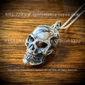 【ネクロマンス NECROMANCE】 リアルシルバースカルネックレス Real Silver Skull Necklace 骸骨 頭蓋骨