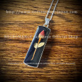 【ネクロマンス NECROMANCE】 ミニローズシリンダーネックレス Mini Rose Cylinder Necklace ＜ブラック/Black/黒＞ 薔薇