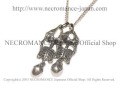 【ネクロマンス NECROMANCE】 シルバーダブルスケルトンネックレス Silver Double Skeleton Necklace 骸骨 兄弟