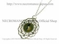 シルバースネーク義眼ネックレス Silver Snake Eye Necklace 蛇 ヘビ 目玉　【NECROMANCE ネクロマンス】