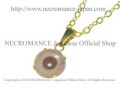 【ネクロマンス NECROMANCE】 ベーシック ゴールド アルビノ義眼ネックレス Basic Gold Albino Eye Necklace 目玉