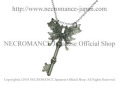 【ネクロマンス NECROMANCE】 シルバーバタフライキーネックレス Silver Butterfly Key Necklace ＜Silver / Double joint＞ 蝶々 鍵