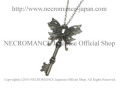 【ネクロマンス NECROMANCE】 シルバーバタフライキーネックレス Silver Butterfly Key Necklace ＜Silver / Single joint＞ 蝶々 鍵