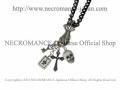 【ネクロマンス NECROMANCE】 ロテリア ブランカ ネックレス Loteria Blanca Necklace 骸骨 スカル 十字架 クロス 鍵