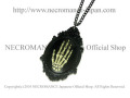 【ネクロマンス NECROMANCE】 スケルトン ボーンハンド カメオネックレス Skeleton Bone Hand Cameo Necklace 骸骨 スカル