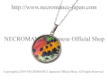 【ネクロマンス NECROMANCE】【数量限定】サンセットモス ウイングネックレス ＜サークル/円形/Circle＞ 蝶々