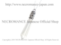 【ネクロマンス NECROMANCE】 クリスタル ドロップティアーネックレス Crystal Drop Tear Necklace 涙 水晶
