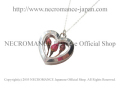 【ネクロマンス NECROMANCE】【数量限定】リアルローズインネックレス ＜ハート/Heart＞ 薔薇